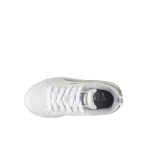 Image of PUMA Kids Girls Mayze Glitter Lace Up Sneakers Shoes Casual - White