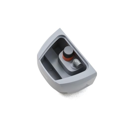 ส่วนล่าง view of the Dapper Supply Mini Automatic Floor Scrubber showing the scrubbing brushes