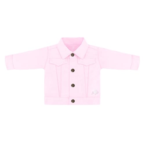 Infant Denim Jacket - Colorado Buffaloes Logo - Pink - 18 Mos