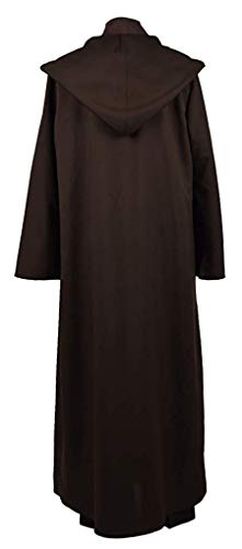 Rongxu Mens Tunic Robe Cosplay Costume Adult Tunic Hooded Robe Outfit Full Set Halloween Costume US Size