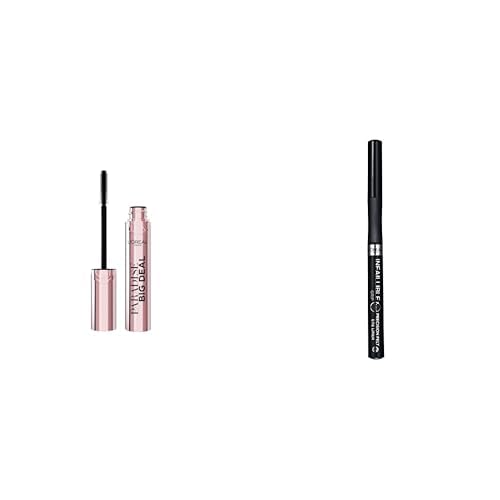 L'Oréal Paris Paradise Big Deal Black Mascara and Infallible Grip Precision Felt Black Eyeliner Bundle