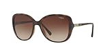 Protective case included Vogue 0Vo5154Sb Gafas de Sol, Dark Havana, 56 para Mujer