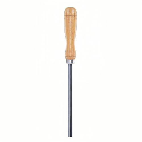 Cabinet Scraper Burnisher Tool, With High-Quality Wooden Handle and Super Hard High Speed Steel Rod, Scraper Burnisher for Creating Sharp Burrs and Honing Card Scrapers by Aottykro - Used condition - Image 9