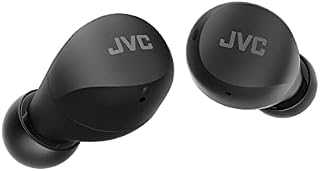 JVC HA-Z66T-B Gumy Mini True Wireless Earbuds, 23 Hours Playback, Bluetooth 5.1, Compact and Lightweight, Water Resistance (IPX4), Black