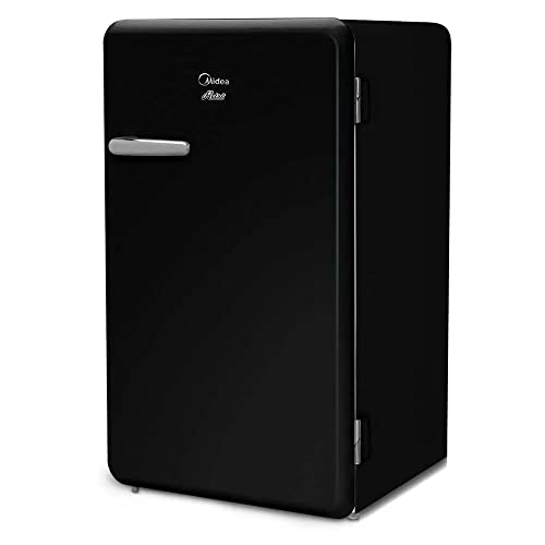Frigobar Retrô, 95L, Preto, 220V, Midea, MRV10P2
