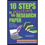 Paperback 10 Steps in Writing Research Paper (7th, 11) by Markman, Peter - PhD, Alison L Heney - PhD, Roberta Markm [Paperback (2011)] Book