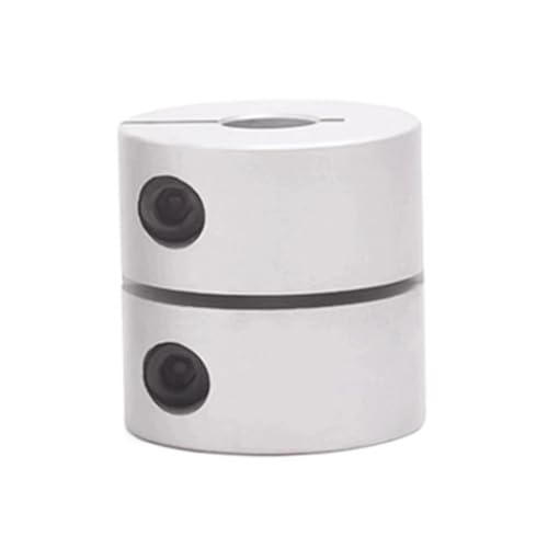 6.35mm to 7mm Rigid Clamp-On Coupling, Diameter 16mm Length 16mm Aluminium Motor Shaft Coupler Connector for 3D Printer CNC Machine Servo Motor