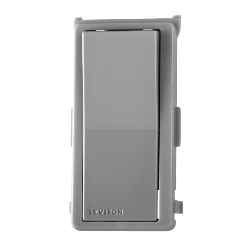 Image of Leviton Color Change Faceplate Only - Compatible with Decora Smart and Decora Digital Switches (Switch Not Included), DDKIT-SG, Gray