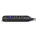 Roku Voice Remote Pro (2nd Ed.) | Rechargeable TV Remote Control with Hands-free Voice Controls, Backlit Buttons, & Lost Remote Finder - Replacement Remote Compatible with All Roku TV, Players & Audio