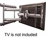 Super Heavy Duty Swing out Arm for 70", 75", 85", 88", 90" TV up to 300 lbs - Dark Silver