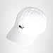 vineyard vines Men's Whale Logo Baseball Hat, White Cap, One Size