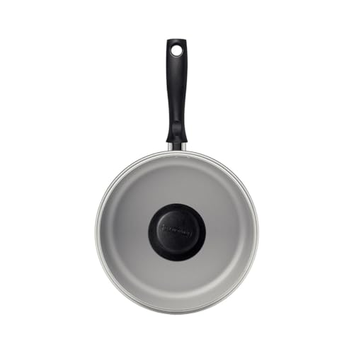 Frigideira Reta Tramontina Turim Antiaderente Cinza com Tampa 22cm 1,7 Litros