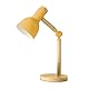 himmel Tischlampe,Einstellbare Holz Tischlampe,Kinder Schreibtischlampe für Schlafzimmer,Wohnzimmer,E27 Sockel Lesen neben Lampe (Gelb)