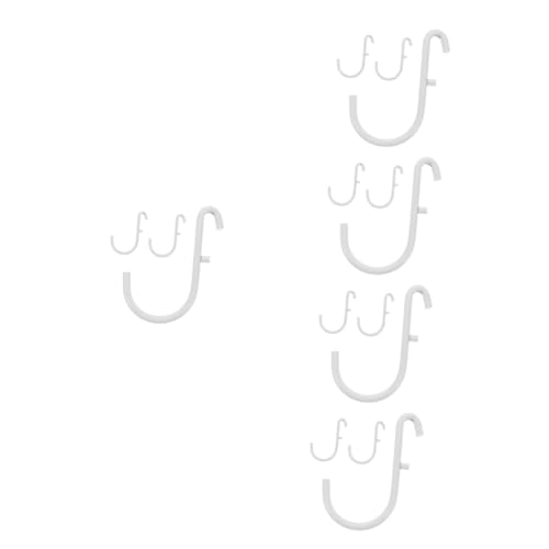 Alipis 5sets Heavy Duty Pegboard Hooks Stainless Steel Garage Tool Organizer Wall Hooks 3pcs*5