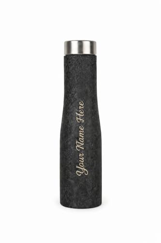 Fitness Mantra® Name Customisation 1 Litre Water Bottle | Personalised Bottle with Custom Name Engraving | BPA Free, Leakproof | Ideal for Gym, School & Gifting| Hexa|