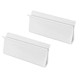 ZZLZX 2PCS Roller Shade Hardware Hem Grips, Roller Blind Sunshade Lifting Clip, Hem Handle Lever, R Type Lifting Clamp, Pull Shade Grips for Roller Shades Window Blinds Rolling Curtain Accessories