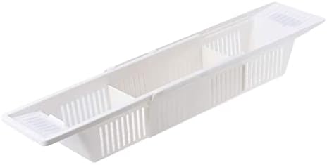 Bathtub Caddy Tray Bathtub Basket Shelf Rack Bath Toys Organizer Retractable Storage Rack image 3