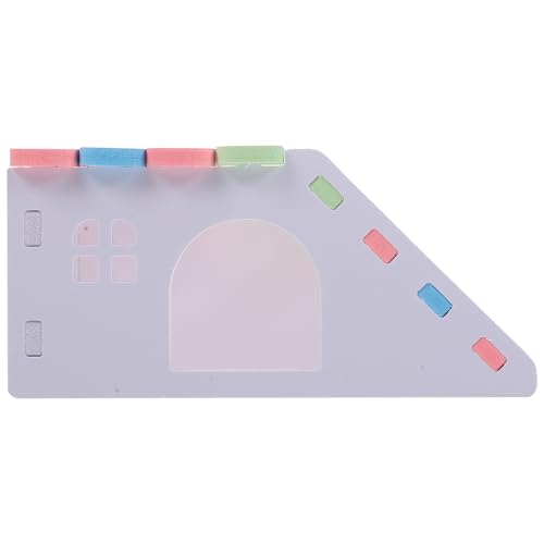 IMIKEYA Maison pour Hamster avec Échelle en PVC Robuste, Accessoires pour Cage à Rongeurs, Améliore Le Sommeil des Petits Animaux comme Chinchillas et...