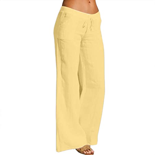 Pantalon léger d'été pour femme fin et ample contre la chaleur