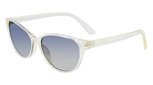 Calvin Klein Sunglasses CK20517S (740 Crystal Pale Yellow with Yellow Gradient Lenses) One Size