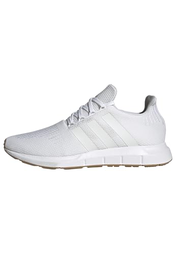 Image of adidas Mens Swift Run White/White/Core Black 7.5