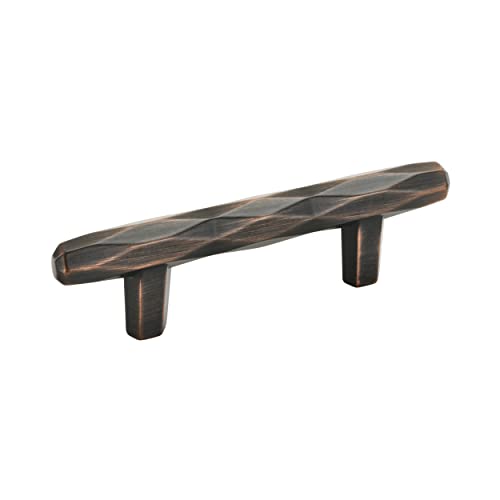 Amerock | Cabinet Handle | Oil Rubbed Bronze | 3 inch (76 mm) Centre to Centre | St. Vincent | 1 Pack | Drawer Pull | Furniture Hardware
