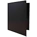 JAM Paper Heavy Duty Plastic Two Pocket Presentation Folder - Black - 108/pack