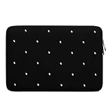 Polka Dot Computertasche – Tragbare Laptop-Aufbewahrungstasche,