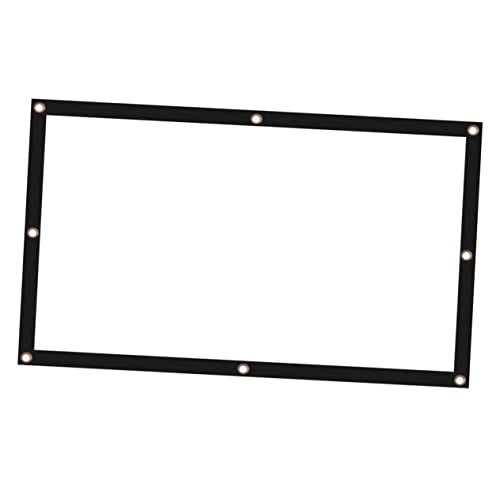 Écran de projection portable blanc Uonlytech format 16:9 pour projecteur salon