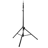 Ultimate Support TS-110BL Air-Powered Series Lift-assist Aluminum Tripod Speaker Stand - Xtra Tall & Includes Leveling Leg