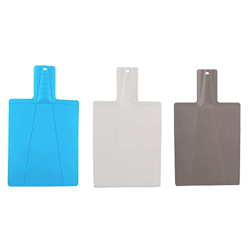 Portable Foldable Chopping Board Folding Plastic Kitchen Food Cutting Boards Veggies Fruit for Chopping - Dicing - Slicing (3 Colors)