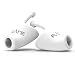 Produktbild Flare Calmer Night  Sleeping Ear Plugs Alternative  Reduce Annoying Noises Without Blocking Sound  Extra Soft Reusable Silicone - White