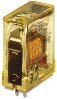 IDEC RH1B-UDC12V 1 Pole SPDT, 12 VDC Coil, Blade Terminal, Compact Power Relay, Industrial 10 AMP GP Relay, Plain Style, RH Series
