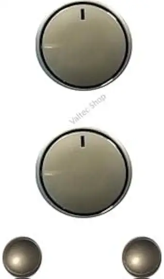 Manipulador botão forno fischer fit line luz | 4 un.