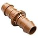 Rain Bird BC50/5PK Drip Irrigation 1/2" Barbed Coupling Fitting, 5-Pack x 2