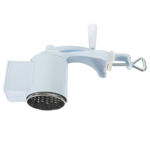 INOOMP Rallador Multifuncional de Queso y Nueces Manual, Rallador de Queso de Metal Resistente, Herramienta Giratoria Desmontable para Cocina Doméstica, Accesorio Práctico Hogar