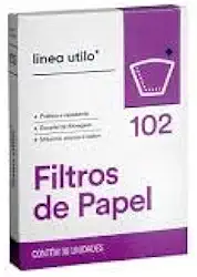Filtro de Papel 102 Linea Utiło Qualidade e sabor para o café do dia a dia