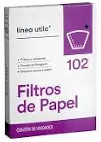 Filtro de Papel 102 Linea Utiło Qualidade e sabor para o café do dia a dia