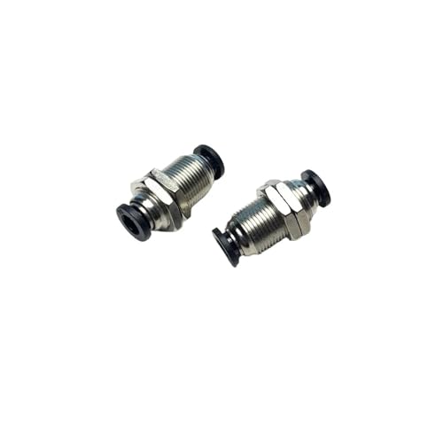 Raccord de cloison pneumatique étanche en laiton nickelé anti-fuite air