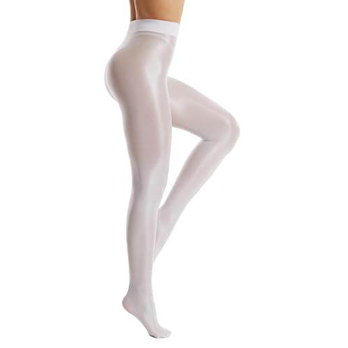 Image of Frola Shaping Tights for Women 70D Shimmery Pantyhose for Dance Ballet Glitter Socks
