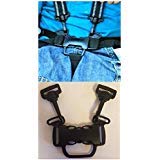 Stroller and Car Seat Replacement Parts/Accessories to fit Baby Trend Products for Babies, Toddlers, and Children 5 Point Stroller Clip + Strap Clips