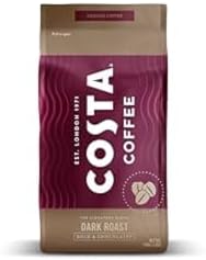 Costa Coffee Ground Dark Roast Coffee, Bold & Chocolatey, 12 Oz Bag
