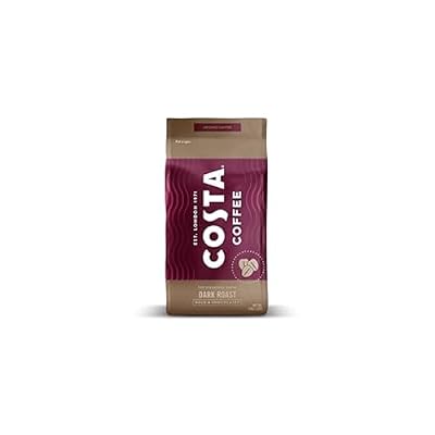 Costa Coffee Ground Dark Roast Coffee, Bold & Chocolatey 12 Oz Bag, Perfect for Drip, French Press & Pourover, The Finest Slow Roasted 100% Arabica Beans