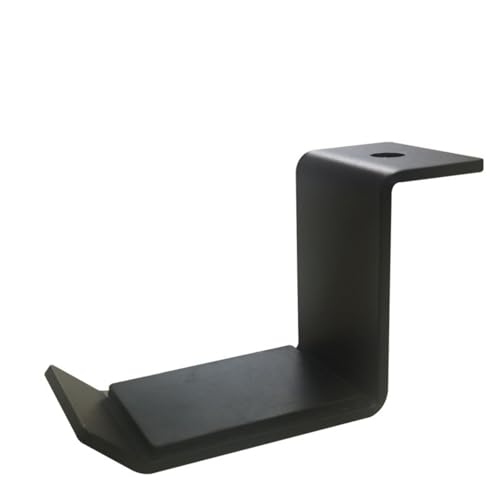 Zqxnt Gancio per cuffie con imbottitura in gomma morbida e bordi rialzati per riporre al sicuro il supporto per cuffie a casa, ufficio e scuola