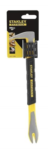 Stanley Fatmax Präzisionseisen (schmale Schaufel, 25 cm Länge, sehr flache, abgeschrägte Klaue, geschmiedeter Karbonstahl) FMHT1-55008