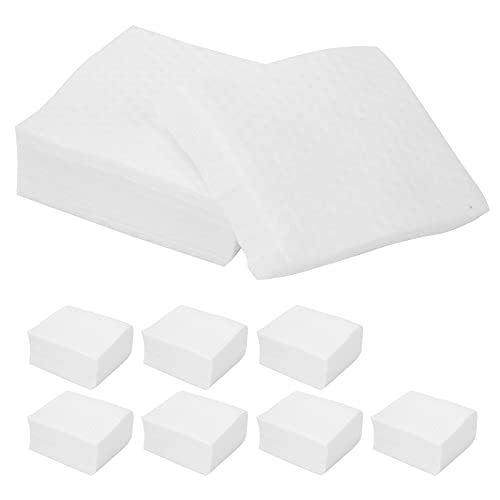 Toallitas de Algodón de Eliminación Maquillaje para Limpieza facial: Almohadillas Algodón Desechables con Textura Punto Tridimensional, 800 Pcs