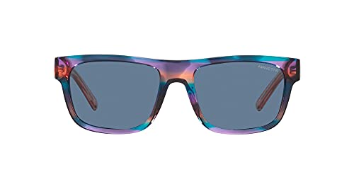 Arnette Men's An4279 Rectangular Sunglasses, Tie-Dye Blue/Dark Blue, 55 Mm #TOP28