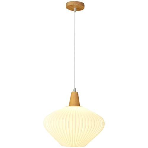 Lustre en Bois E27 Gain de Place pour Décoration de Chevet Chambre