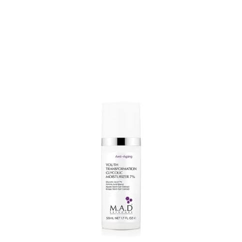 M.A.D Skincare Anti-Aging Youth Transformation Glycolic Moisturizer 7%