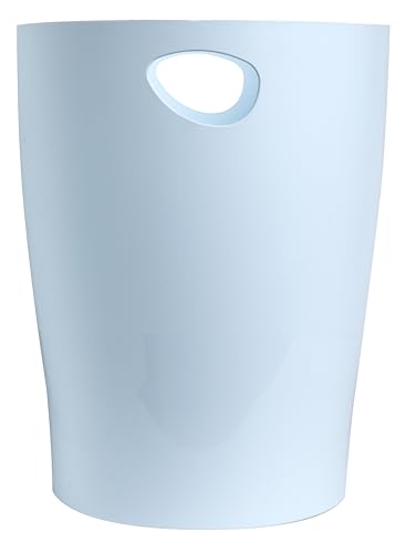 Corbeille à papier Ecobin Exacompta bleu pastel – vue 2
